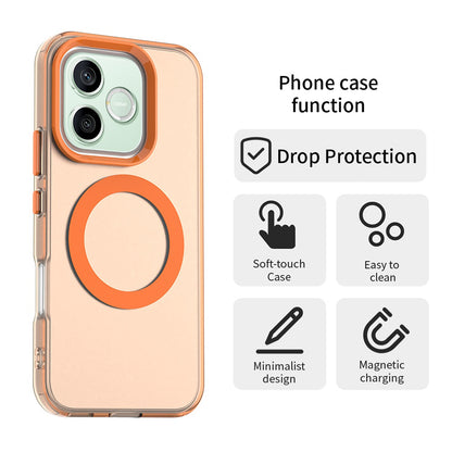 Custodia MagSafe per Honor 600 Pro / 600, Techsuit, CandyCase, Arancione