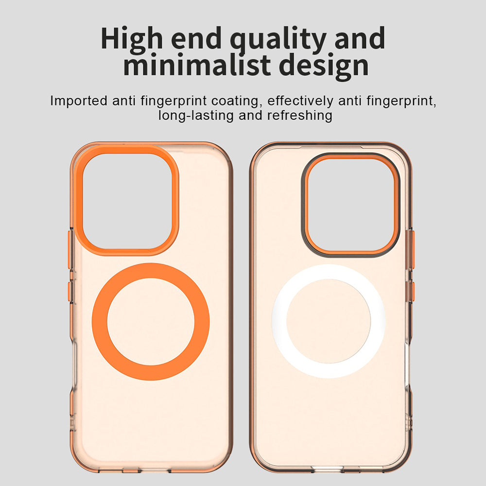 Custodia MagSafe per Honor 600 Pro / 600, Techsuit, CandyCase, Arancione