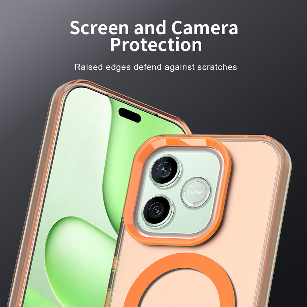 Custodia MagSafe per Honor 600 Pro / 600, Techsuit, CandyCase, Arancione