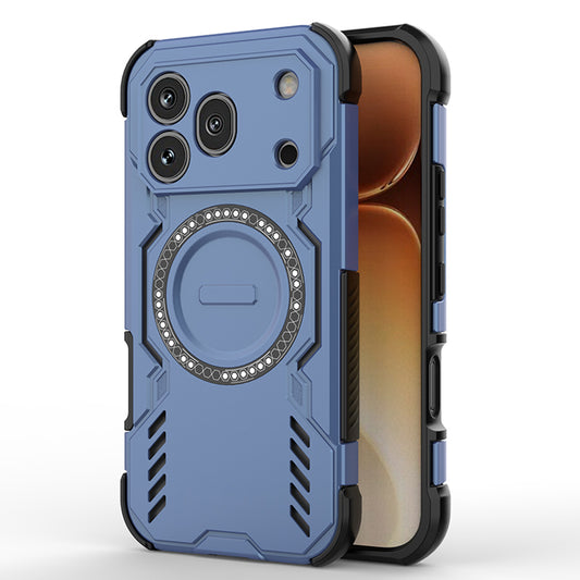 Custodia MagSafe per Honor 600 Pro, Techsuit, ArmorMag, Blu
