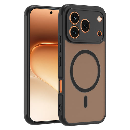 Custodia MagSafe per Honor 600 Pro, Techsuit, HaloFrost II, Nera