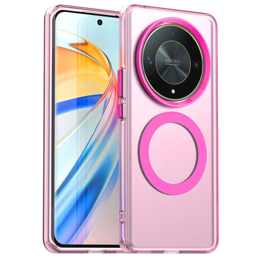 Custodia MagSafe per Honor Magic6 Lite, Techsuit, CandyCase, Rosa