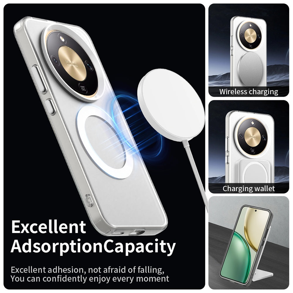 Custodia MagSafe per Honor Magic8 Lite, Techsuit, CandyCase, Bianca