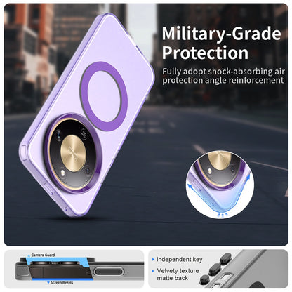 Custodia MagSafe per Honor Magic8 Lite, Techsuit, CandyCase, Viola