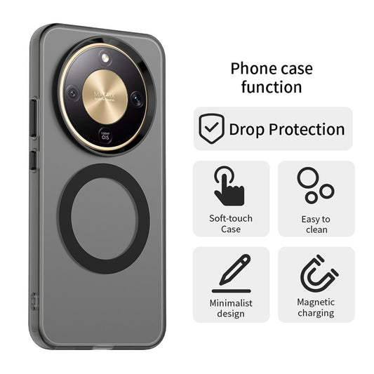 Custodia MagSafe per Honor Magic8 Lite, Techsuit, CandyCase, Nera