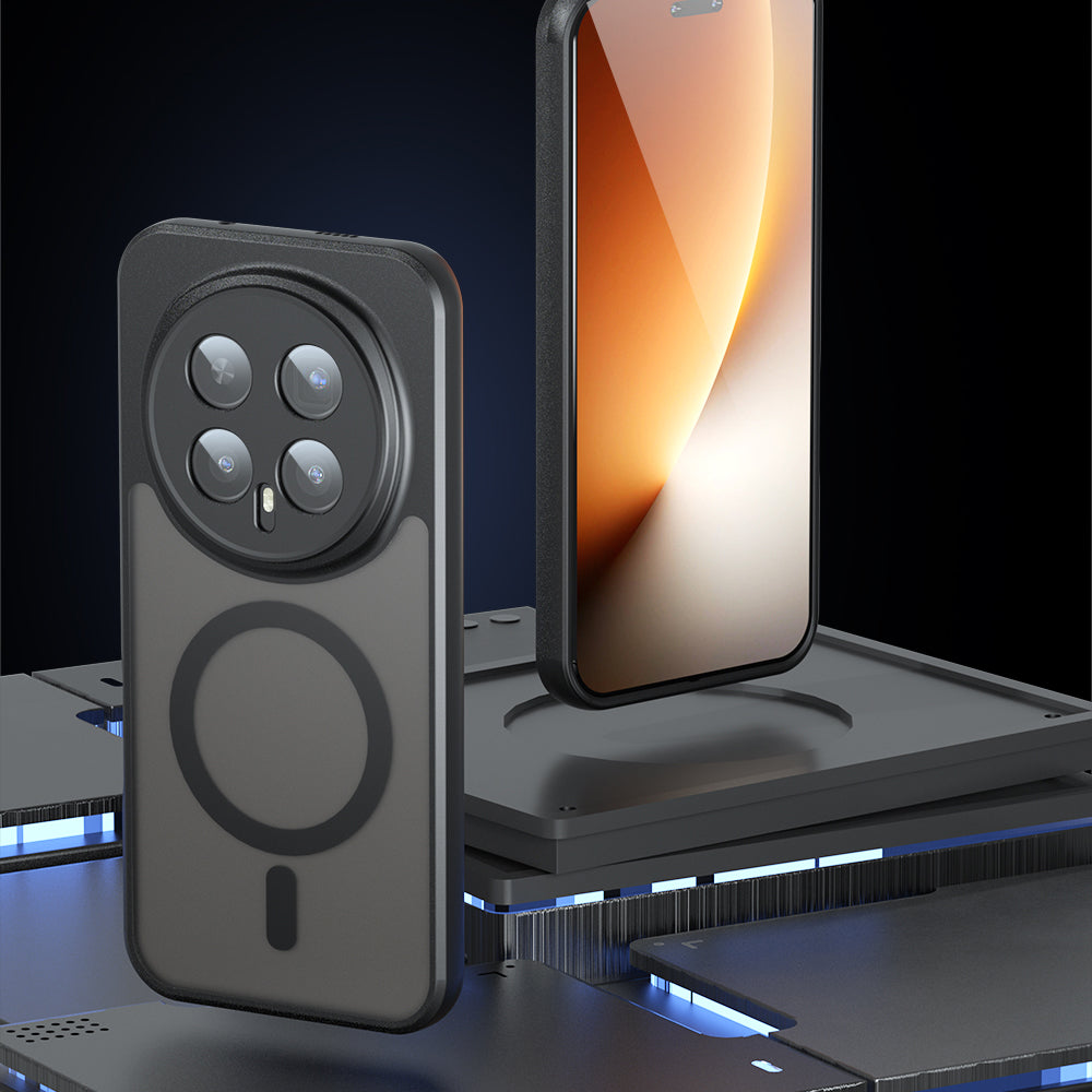 Custodia MagSafe per Honor Magic8 Pro, Techsuit, PureFrost, Nero Satinato