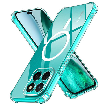 Custodia MagSafe per Honor X8c, Techsuit, Antiurto, Trasparente