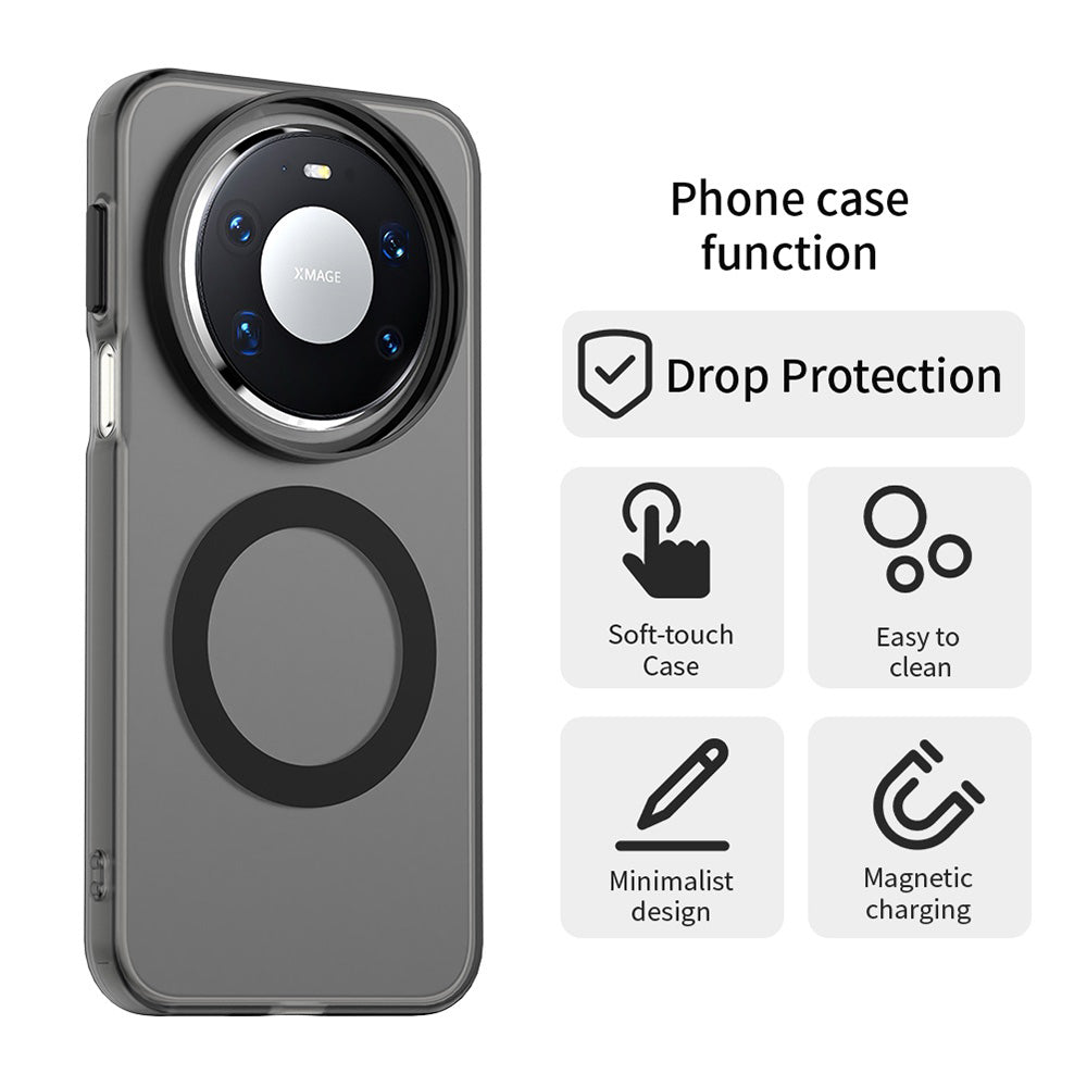 Custodia MagSafe per Huawei Mate 80 Pro, Techsuit, CandyCase, Nera