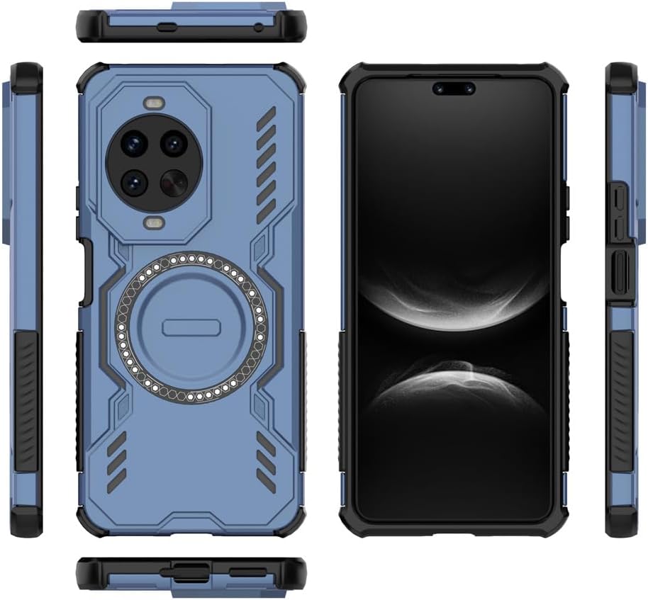 Custodia MagSafe per Huawei nova 14 Pro, Techsuit, ArmorMag, Blu