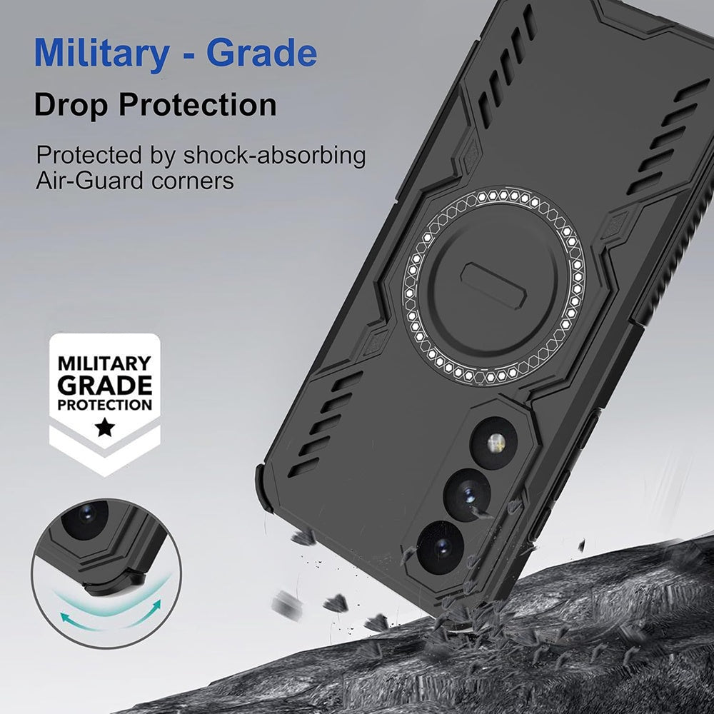 Custodia MagSafe per Huawei nova 14 Pro, Techsuit, ArmorMag, Nera