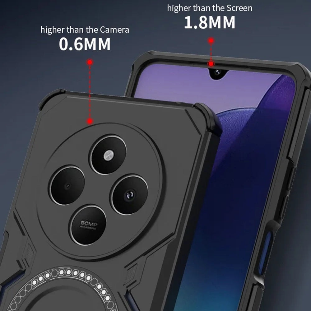 Custodia MagSafe per Huawei nova 14 Pro, Techsuit, ArmorMag, Nera