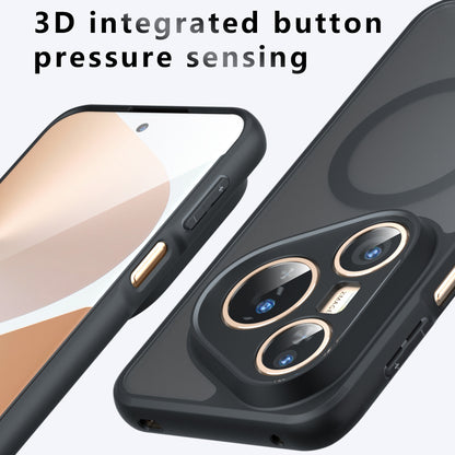 Custodia MagSafe per Huawei Pura 80 Pro / Pura 80 Ultra, Techsuit, PureFrost, Nero Satinato