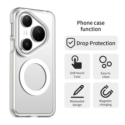 Custodia MagSafe per Huawei Pura 80 Pro, Techsuit, CandyCase, Bianca