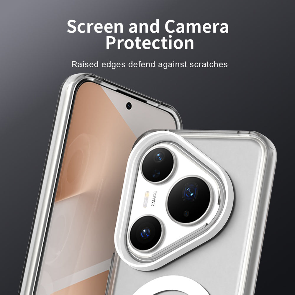 Custodia MagSafe per Huawei Pura 80 Pro, Techsuit, CandyCase, Bianca
