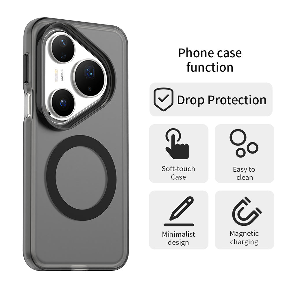 Custodia MagSafe per Huawei Pura 80 Pro, Techsuit, CandyCase, Nera