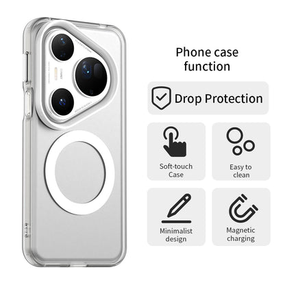 Custodia MagSafe per Huawei Pura 80 Ultra, Techsuit, CandyCase, Bianca