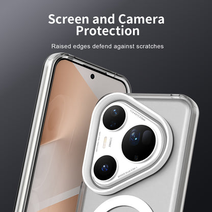 Custodia MagSafe per Huawei Pura 80 Ultra, Techsuit, CandyCase, Bianca