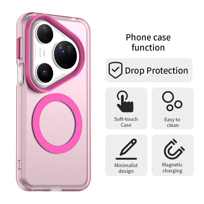 Custodia MagSafe per Huawei Pura 80 Ultra, Techsuit, CandyCase, Rosa