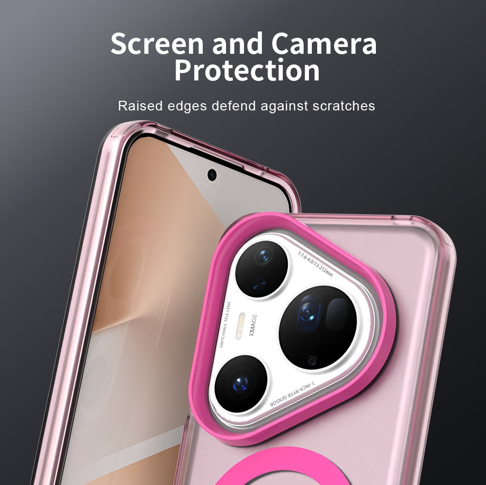 Custodia MagSafe per Huawei Pura 80 Ultra, Techsuit, CandyCase, Rosa