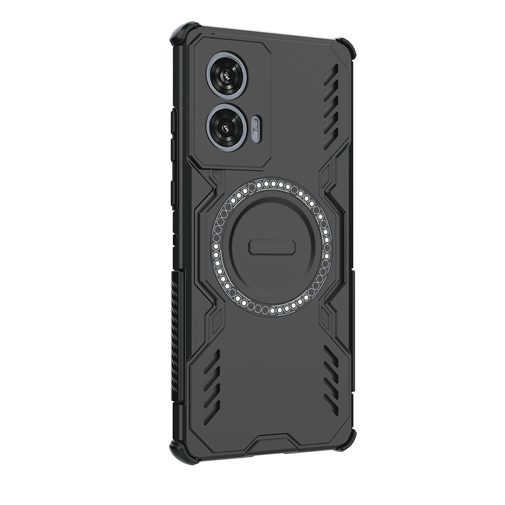 Custodia MagSafe per Motorola Edge 50 Fusion, Techsuit, ArmorMag, Nera