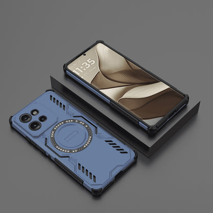Custodia MagSafe per Motorola Edge 50, Techsuit, ArmorMag, Blu