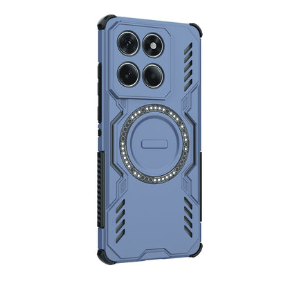 Custodia MagSafe per Motorola Edge 60 Fusion / Edge 60, Techsuit, ArmorMag, Blu