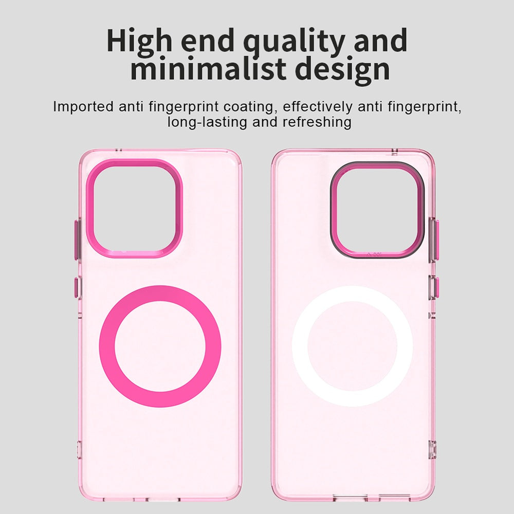 Custodia MagSafe per Motorola Edge 60 Fusion / Edge 60, Techsuit, CandyCase, Rosa