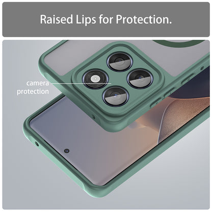 Custodia MagSafe per Motorola Edge 60 Fusion / Edge 60, Techsuit, HaloFrost II, Verde