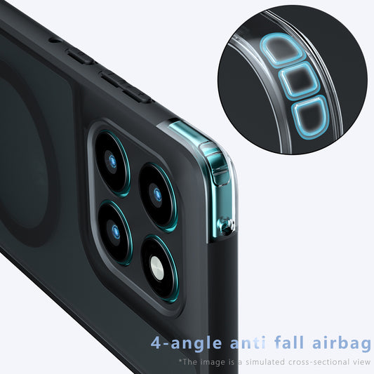 Custodia MagSafe per Motorola Edge 60 Fusion / Edge 60, Techsuit, PureFrost, Nera