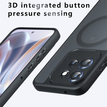 Custodia MagSafe per Motorola Edge 60 Neo / Edge 50 Neo / ThinkPhone 25, Techsuit, PureFrost, Nera Satinata