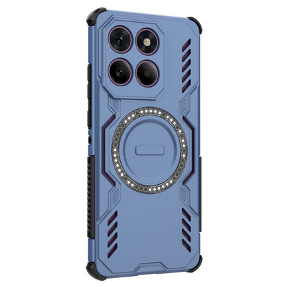 Custodia MagSafe per Motorola Edge 60 Pro, Techsuit, ArmorMag, Blu