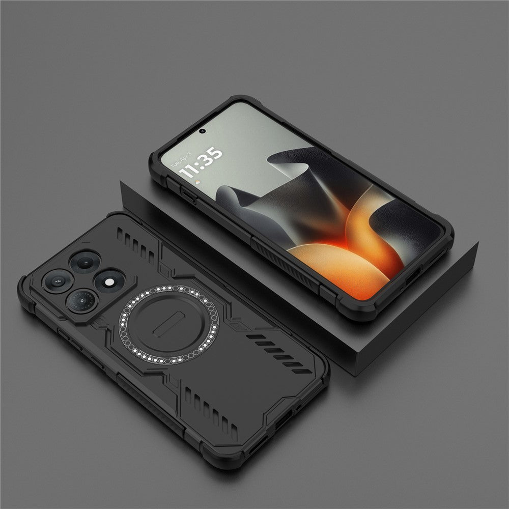 Custodia MagSafe per Motorola Edge 70 Max, Techsuit, ArmorMag, Nera