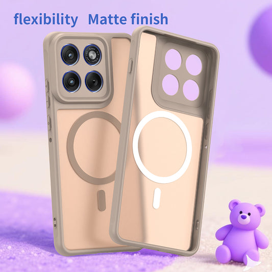 Custodia MagSafe per Motorola Edge 70, Techsuit, HaloFrost II, Dorata