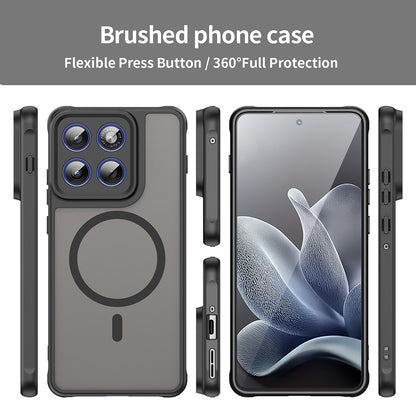 Custodia MagSafe per Motorola Edge 70, Techsuit, HaloFrost II, Nera