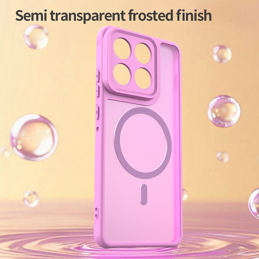 MagSafe Case for Motorola Edge 70, Techsuit, HaloFrost II, Pink