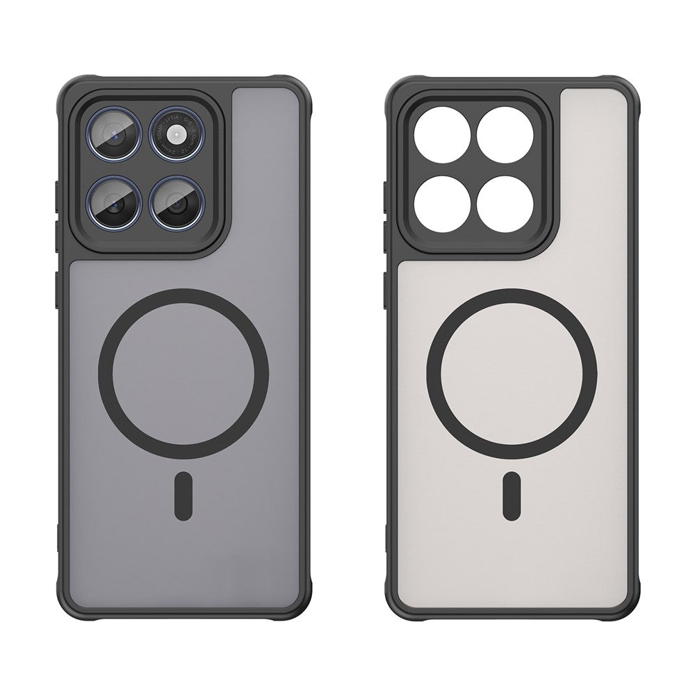 Custodia MagSafe per Motorola Edge 70 Ultra / Signature, Techsuit, HaloFrost II, Nera