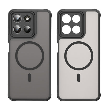 Custodia MagSafe per Motorola Moto G47 / G37 Power / G37, Techsuit, HaloFrost II, Nera