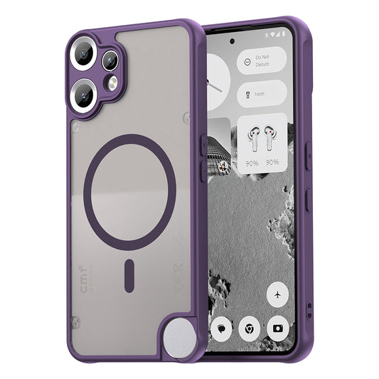 Custodia MagSafe per Nothing CMF Phone 2 Pro, Techsuit, HaloFrost II, Viola