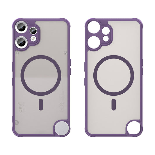 Custodia MagSafe per Nothing CMF Phone 2 Pro, Techsuit, HaloFrost II, Viola