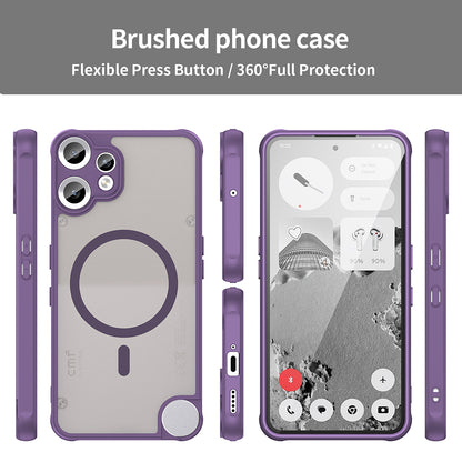 Custodia MagSafe per Nothing CMF Phone 2 Pro, Techsuit, HaloFrost II, Viola