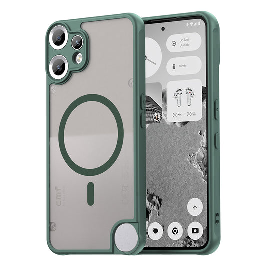 Custodia MagSafe per Nothing CMF Phone 2 Pro, Techsuit, HaloFrost II, Verde