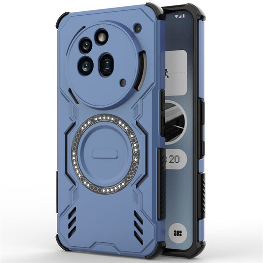 Custodia MagSafe per Nothing Phone (3a) Pro, Techsuit, ArmorMag, Blu
