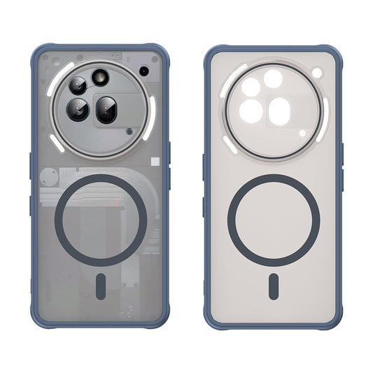 Custodia MagSafe per Nothing Phone (3a) Pro, Techsuit, HaloFrost II, Blu Navy