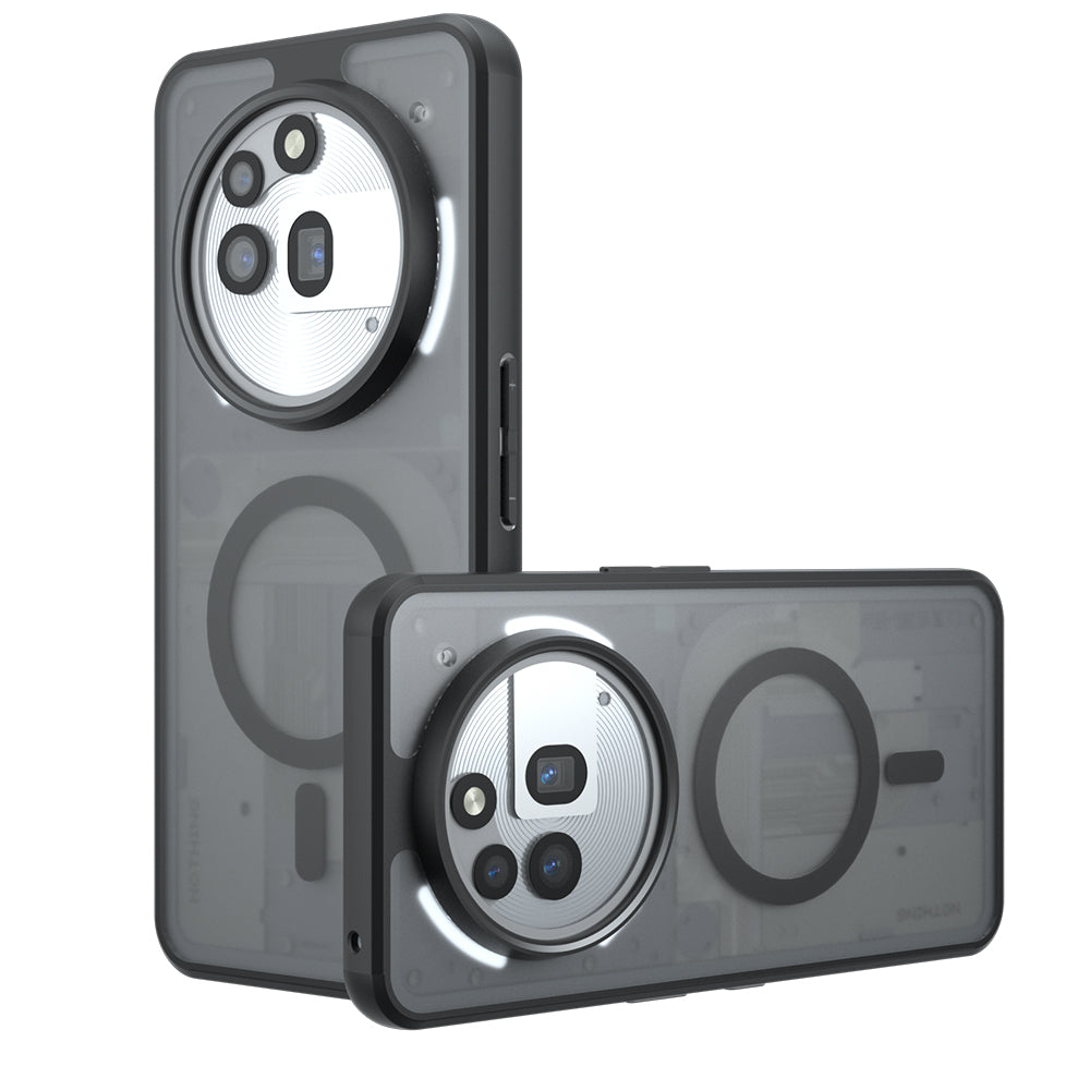 Custodia MagSafe per Nothing Phone (3a) Pro, Techsuit, PureFrost, Nera