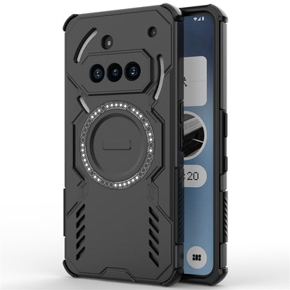 Custodia MagSafe per Nothing Phone (3a), Techsuit, ArmorMag, Nera