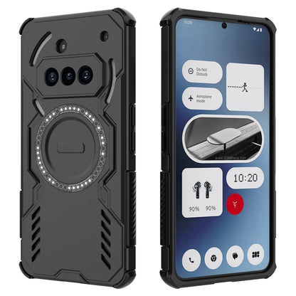 Custodia MagSafe per Nothing Phone (3a), Techsuit, ArmorMag, Nera