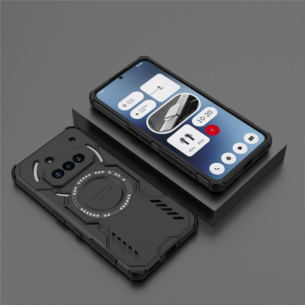 Custodia MagSafe per Nothing Phone (3a), Techsuit, ArmorMag, Nera