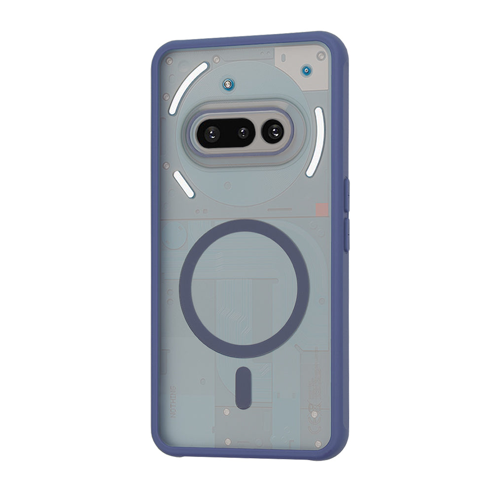 Custodia MagSafe per Nothing Phone (3a), Techsuit, HaloFrost, Blu Navy