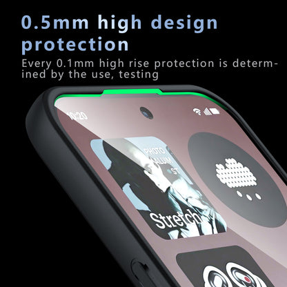 Custodia MagSafe per Nothing Phone (4a) Pro, Techsuit, PureFrost, Nero Satinato