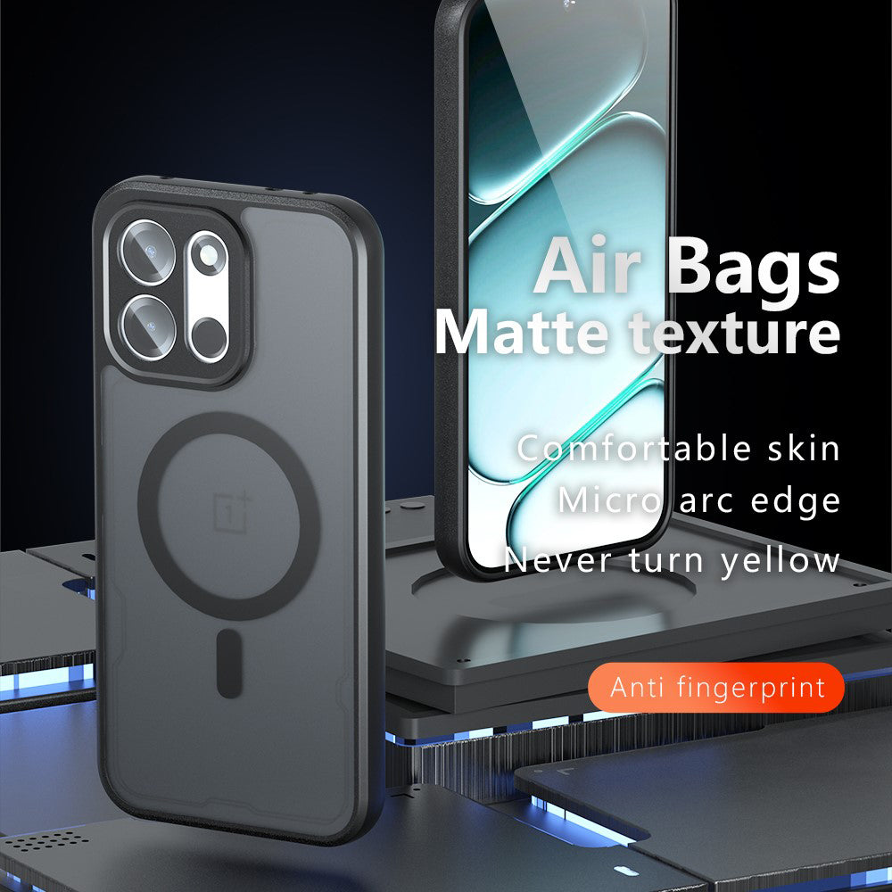 MagSafe Case for OnePlus Nord 6, Techsuit, PureFrost, Satin Black